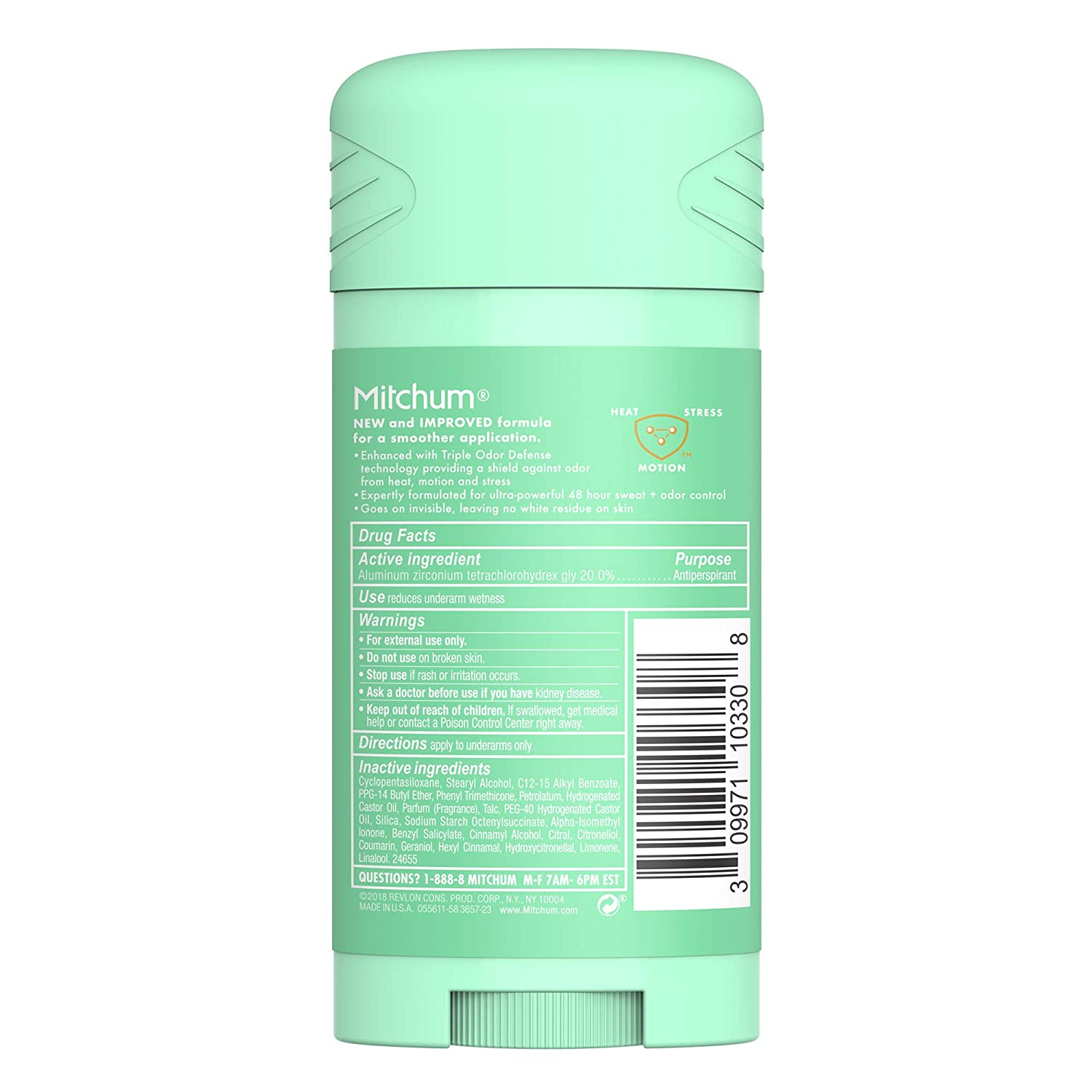 Mitchum Women Stick Solid Antiperspirant Deodorant, Powder Fresh, 2.7 Ounce (Pack of 1) - Image 4